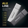 Intenso Alu Line 128 GB, USB-Stick - sidabrinis
