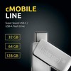 USB atmintinė „Intenso cMobile Line“ 128 GB, USB C tipo, 3.2