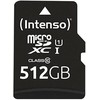 „Intenso Micro SDXC 512GB“ 10 klasės UHS-I U1 atminties kortelė, našumas