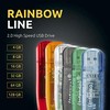 STICK 128GB USB 2.0 Intenso 3502491 Rainbow Line Raudona