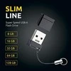 INTENSO 3532490 Intenso USB 3.0 SLIM LINE MICRO 64 GB atmintinė
