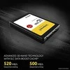 Intenso SSD TOP 1TB SATA3, 520/490MBs, Atsparus smūgiams, Mažos galios