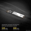 INTENSO 3832460 Intenso SSD M.2 SATA3 1TB, 520/420MBs, Atsparus smūgiams, Mažos galios