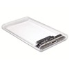 Inter tech HDD dėklas Argus GD-25000, USB 3.0, skaidrus