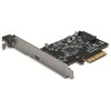 Inter-Tech Inter-Tech PCIe Adapteris Karte ARGUS KC-008, PCIeX4->USB3.2 retail