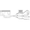 Prietemos jungiklis F&amp;F 10A/230V/IP65 baltas