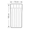 Intex Pripučiamas turistinis čiužinys 184x67x17cm 67997