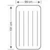 Intex Queen Pillow Rest Klasikinė oro lova su Fibre-Tech Bip 64150 Juodas