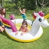 Amo Toys Pripučiamas baseinas INTEX MYSTIC UNICORN, 272x193x104cm, purškia vandenį 57441NP
