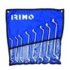 Kilpinių lenktų raktų rinkinys 8 vnt 6-22mm su dėklu Irimo