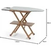 Arredamenti Italia ARREDAMENTI STIROCOMODO Lyginimo lenta - 135 x 45 cm, Ruda