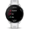 Išmanusis laikrodis Garmin Forerunner® 165 Music, Pilkšvos / baltojo akmens spalvos