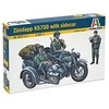 Italeri Zundapp KS750 su priekaba 1/35 plastikinis surenkamas modelis
