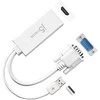 j5create JDA214 VGA į HDMI™ vaizdo ir garso adapteris, baltas, 0,176 m, VGA, USB A, HDMI, kištukas, lizdas, USB