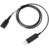 Jabra Headsetadapter Link 230 QuickDisconnect (QD) – USB-A(m) USBA(m) (230-09) (23009)