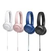 Lengvos ir patogios Ausinės JBL Tune 500 Pure Bass sound su mikrofonu mėlynos
