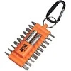 Antgalių rinkinys PH+PZ+TORX+SL+2 laikikliai, 22vnt. su karabinu lanksčiojo plastiko dėkle, Bahco