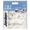 Jordan Flosser 3in1 dantų krapštukai su siūlų ir liežuvio valikliu 50vnt.