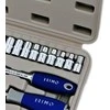 Galvučių 4-13mm ir antgalių rinkinys PH,PZ,SL,HEX 1/4" 35 vnt Irimo