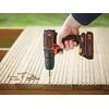 Akumuliatorinis gręžtuvas-suktuvas Black &amp; Decker BDCDC18BAFC + 2x1.5Ah + antgalių rinkinys
