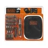 Black &amp; Decker Juodas+DECKER Rinkinys AKCESORIÓW 56elem.