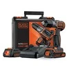 Black &amp; Decker Juodas &amp; Decker Combi drill Juodas &amp; Decker ASD18KB-QW