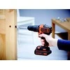 Smūginis suktuvas gręžtuvas Black & Decker BDCHD18-QW, 18V, 1x1,5Ah, 40Nm