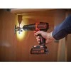 Black & Decker Juodas & Decker Akumuliatorinis smūginis gręžtuvas BDCHD18KB 18V 2 x 1,5 Ah, Juodas & Decker