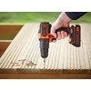Black & Decker Juodas & Decker Akumuliatorinis smūginis gręžtuvas BDCHD18KB 18V 2 x 1,5 Ah, Juodas & Decker