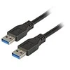 Efb Elektronik Kabelis USB EFB USB-A - USB-A 1 m Juodas (K5280SW.1)