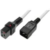 Assmann Electronic ASM IEC-PC1299 maitinimo kabelis, kištukas C20, H05VV 3 X 1,5mm2 iki C19 IEC LOCK 2m baltas