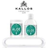 Drėkinanti plaukų kaukė sausiems ir pažeistiems plaukams Kallos Aloe Vera Hair Mask 1000 ml