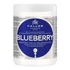 Sausų dažytų plaukų kaukė Kallos BLUEBERRY Revitalizing Hair Mask 1000 ml