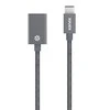 Kanex USB-C į USB3.0 adapteris – DuraBraid™ – Kosminė pilka – 8,25 colio / 21 cm