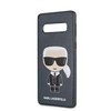 Dėklas Karl Lagerfeld KLHCS10IKPUBL S10 G973 hardcase tamsiai mėlyna/navy Iconic Karl Embossed