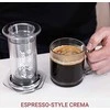 AeroPress Flow Control Lašelinis Cap Kavos aparatas cover Juodas