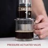 AeroPress Flow Control Lašelinis Cap Kavos aparatas cover Juodas