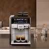 SIEMENS Kavos aparatas TE655203RW Slėgis 15 bar, Su pieno plakikliu, Automatinis, 1500 W, Juodas/ stainless steel
