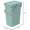 Šiukšliadėžė Prosperplast NHW12-5575C, 12 l l, žalia