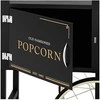 Royal Catering Vežimėlio pagrindas spragėsių mašinai su retro spintele 51 x 37 cm - juodos ir auksinės spalvos
