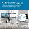 Laikiklis Leitz KENSINGTON space-saving dual monitorius arm