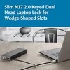 Leitz KENSINGTON Slim N17 2.0 Dual Keyed Nešiojamas kompiuteris Lock