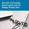 Kensington ClickSafe 2.0 nešiojamas N17 plonas nešiojamojo kompiuterio užraktas