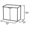 Sodo daiktų laikymo dėžė Keter Store It Out 132 x 72 x 113,5 cm, Pilka