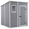 KETER sodo sandėliukas MANOR PENT 6x6 pilka/balta 183,5 x 185 x 200,5cm