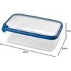 Curver / Keter CURVER RECTANGULAR CONTAINER 4L /SKAIDRUMAS/ MĖLYNA