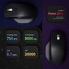 Belaidė kompiuterio pelė Keychron M6 8K (M6S-A23 All Silent Micro Switch) | 8000Hz | Juoda