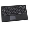Icy Box KeySonic Mini klaviatūra, smart touchpad, USB 2.0, Juodas