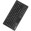 Icy Box RaidSonic KeySonic KSK-5031IN (DE) klaviatūra Universalus USB QWERTZ German Juodas