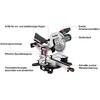 Metabo Skersinio pjovimo staklės KGS 254 M 1800W 92x305mm